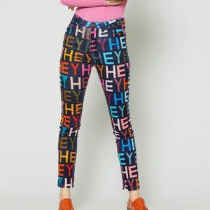 Funky Printed Cord "Hey" Jean by Gorman / Rachel Castle - AUS 10, Aprox. US 4/6